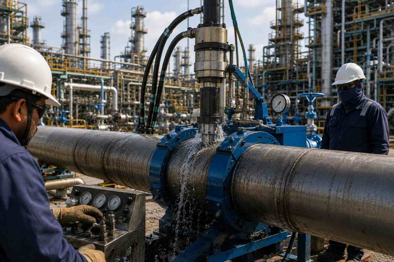 Hot Tapping in Petrochemical Plants: Safety & Process Guide